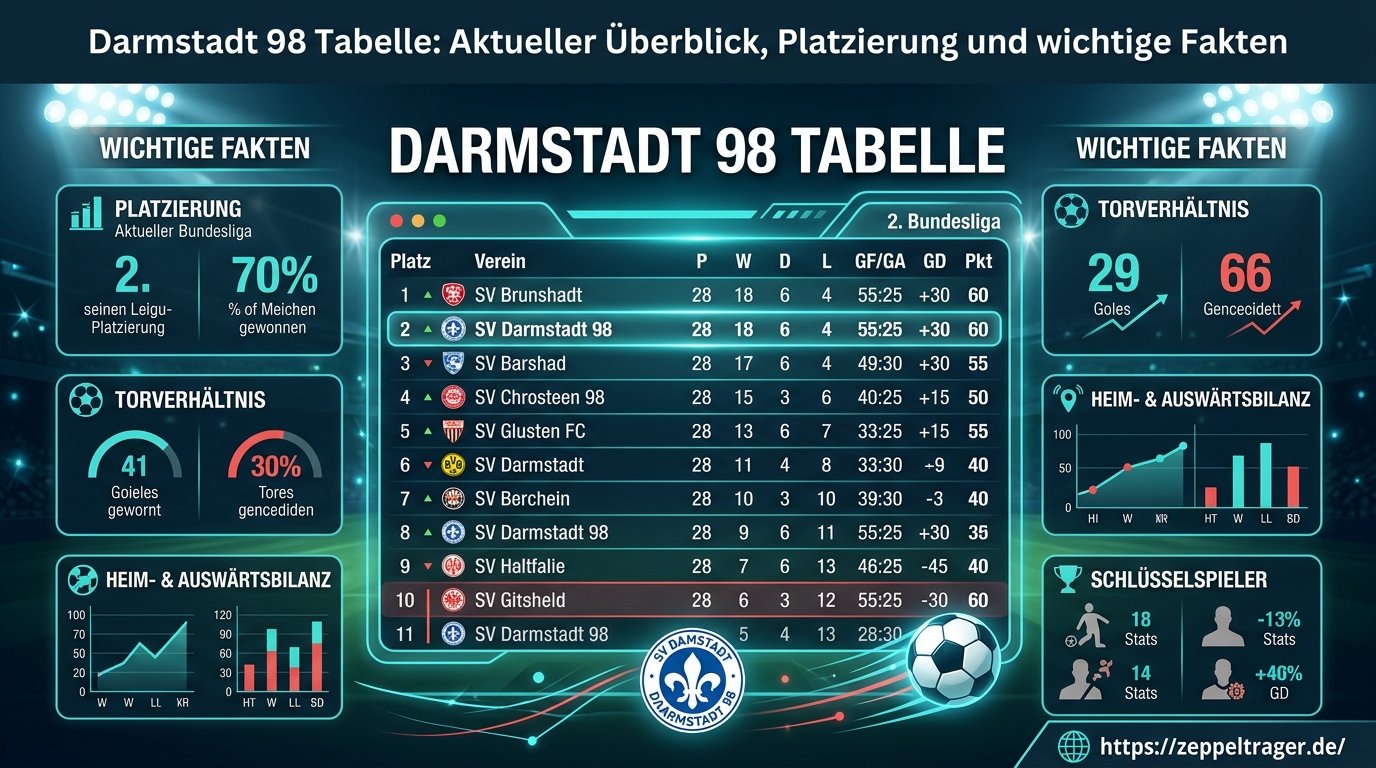 Darmstadt 98 Tabelle